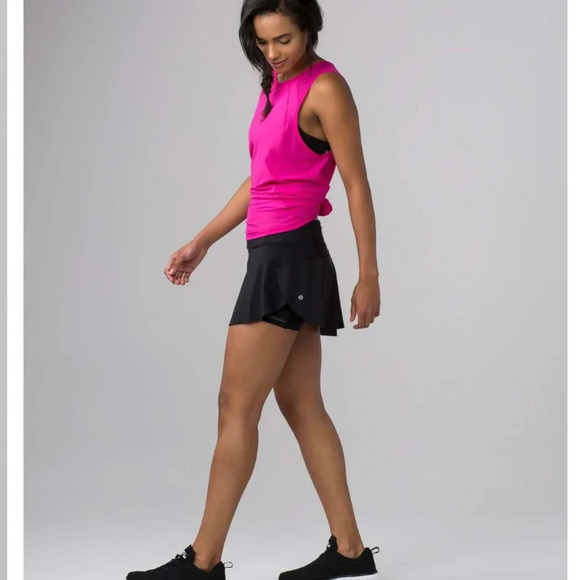 Lululemon Quick Pace Skirt 13" NWT Black Size 10 - Picture 3 of 10